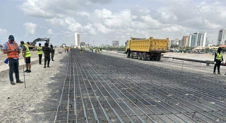 FG explains why work has slowed down on Lagos-Calabar Highway construction [Abiodun Bello/X]