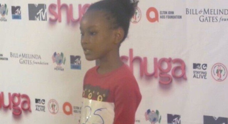 Young Victoria doing her thing at the MTV Shuga auditions in Lagos