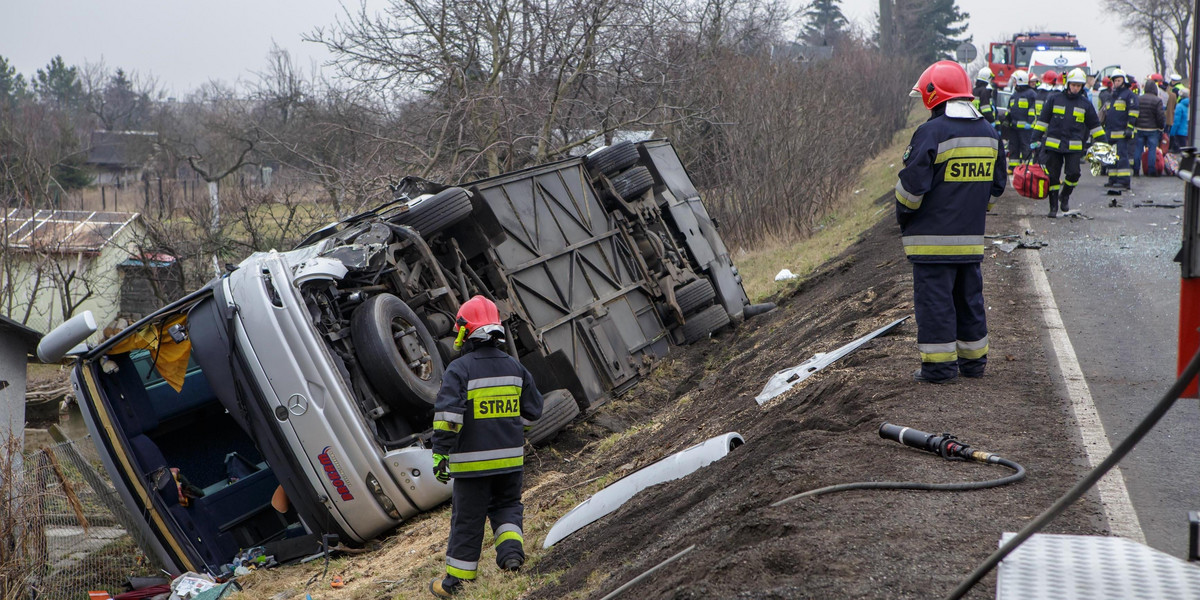Groźny wypadek w okolicach Świebowic