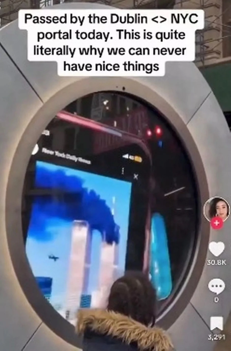 Nemile slike ispred portala