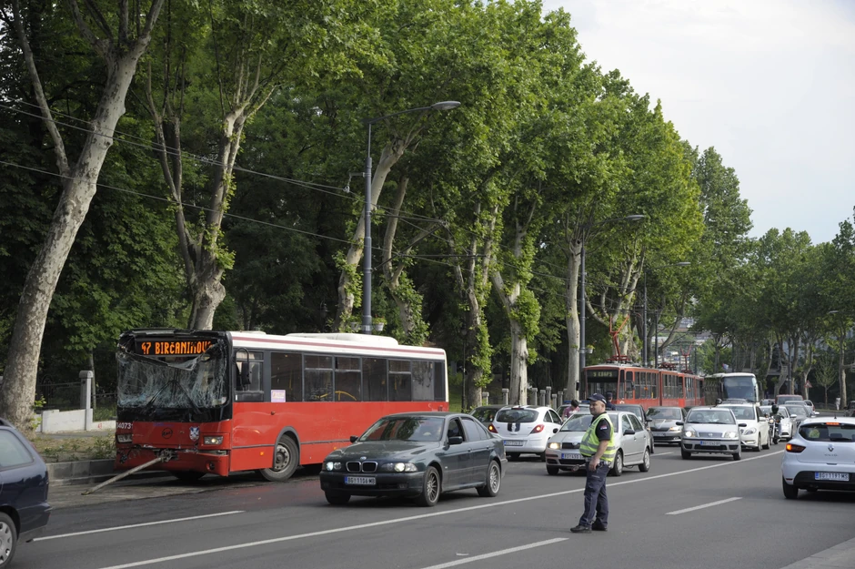Autobus koji je izazvao sudar