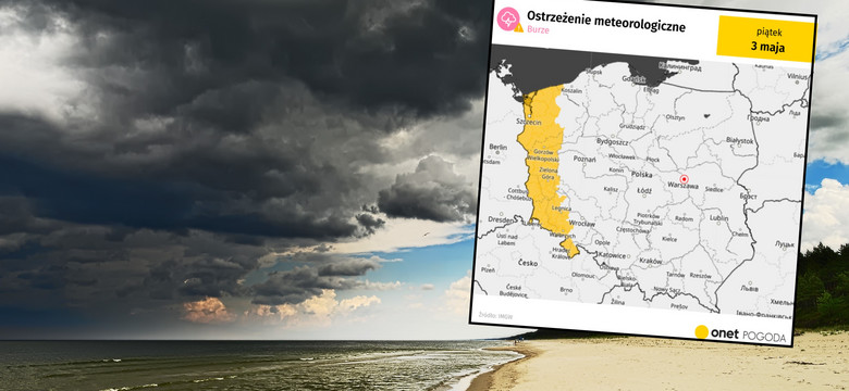 Wypoczynek zakłócą nam dziś burze i grad. Są żółte alerty IMGW [MAPA]