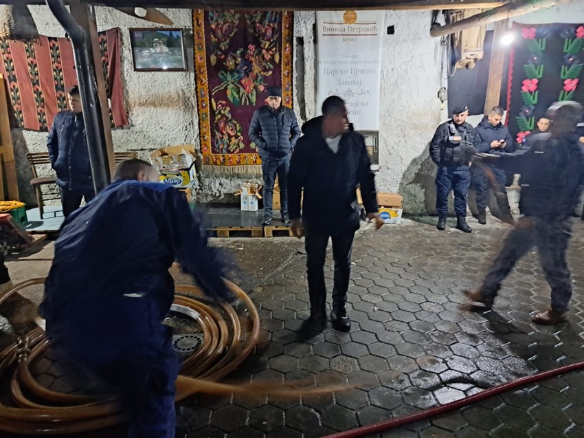 Velika Hoča zaplena vino