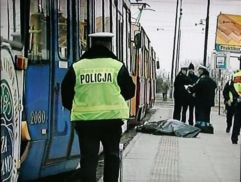 Zabił go własny tramwaj