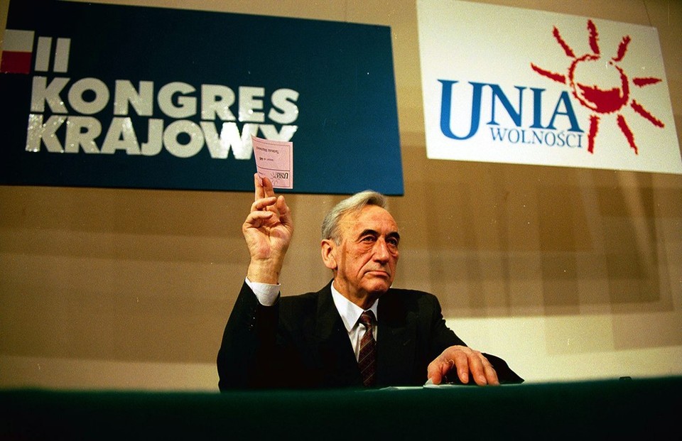 Tadeusz Mazowiecki, fot. Iwanczuk/Reporter