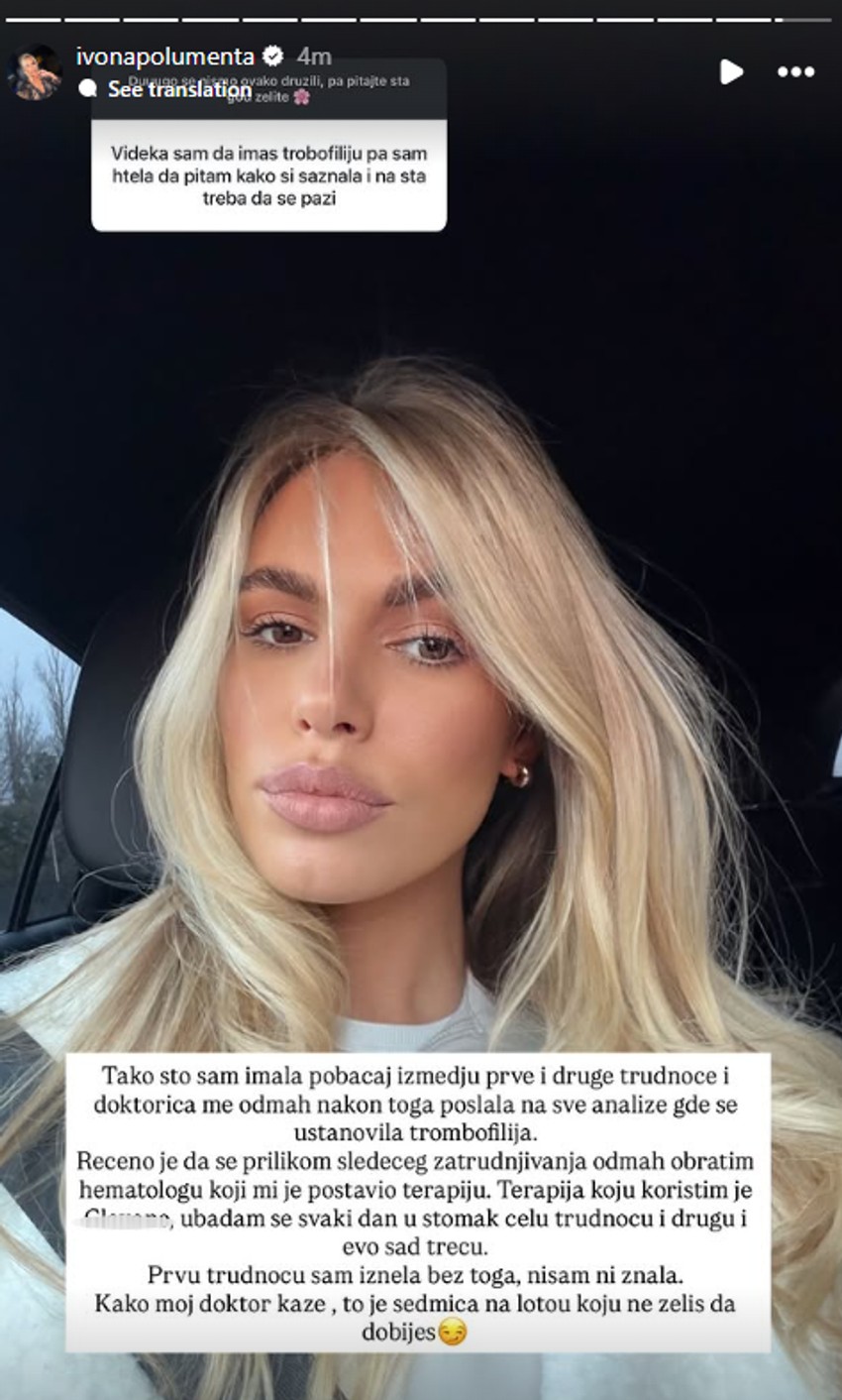 Ivona Polumenta objava
