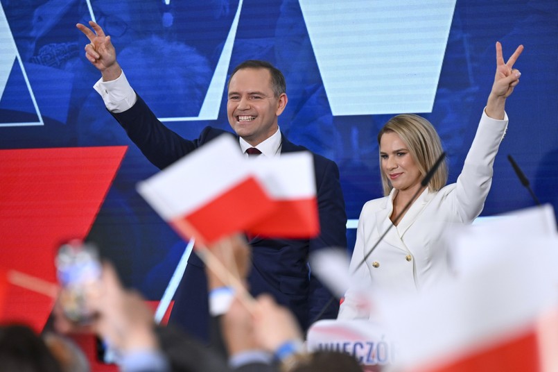 Marta Nawrocka zawsze u boku męża.