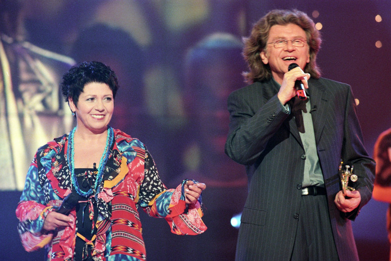 Ewa Bem i Zbigniew Wodecki w programie "Droga do gwiazd" (2002)