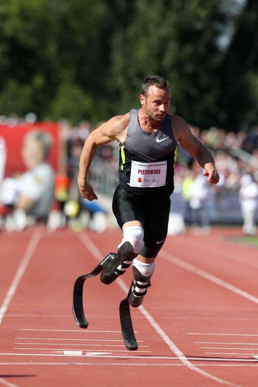 Oscar Pistorius na bieżni