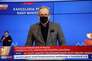 Niedzielski: Jeśli dynamika zakażeń nie będzie słabła, będziemy rozważali kolejne obostrzenia