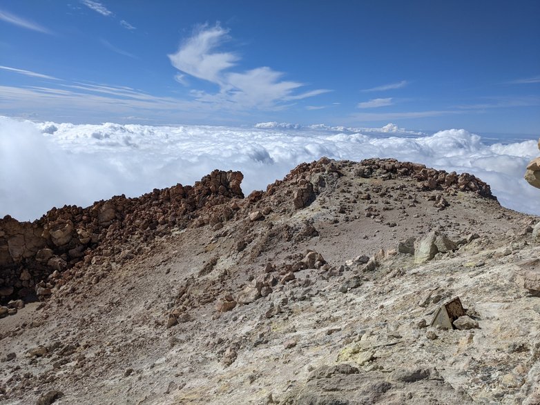 Krater wulkanu Teide. 