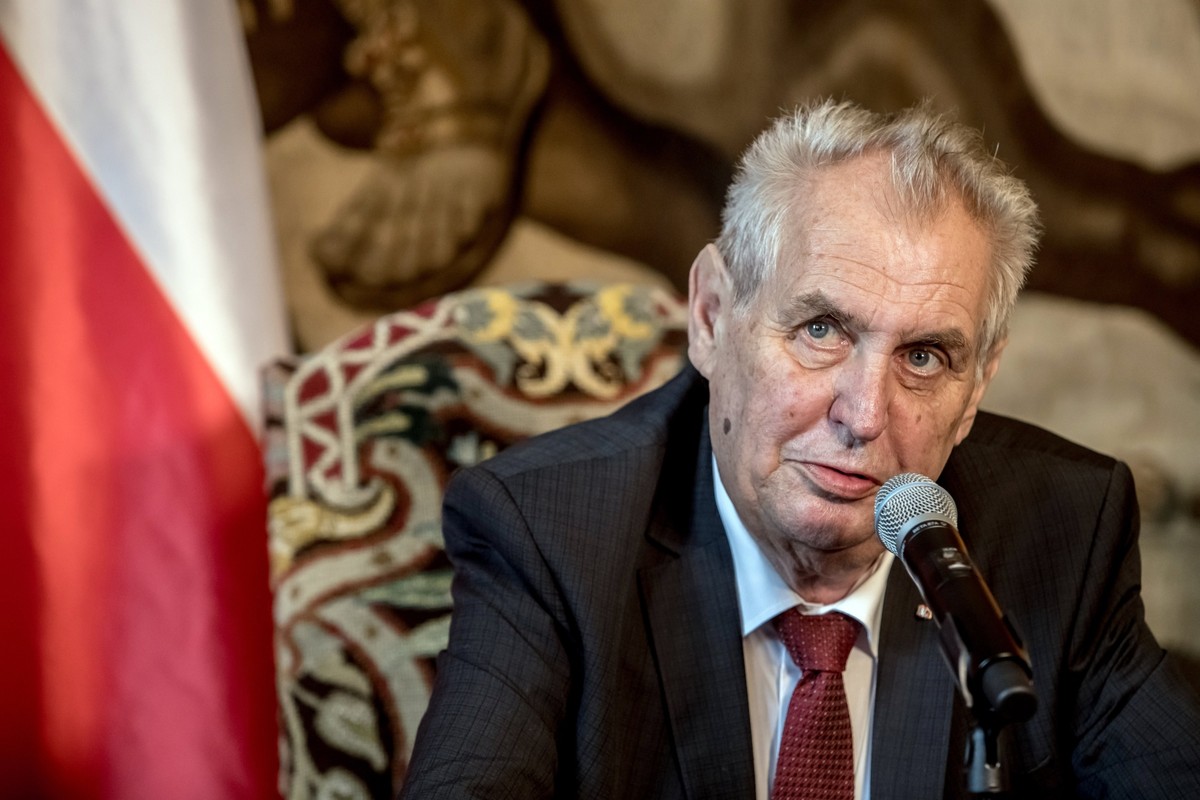 Prezydent Czech Milosz Zeman