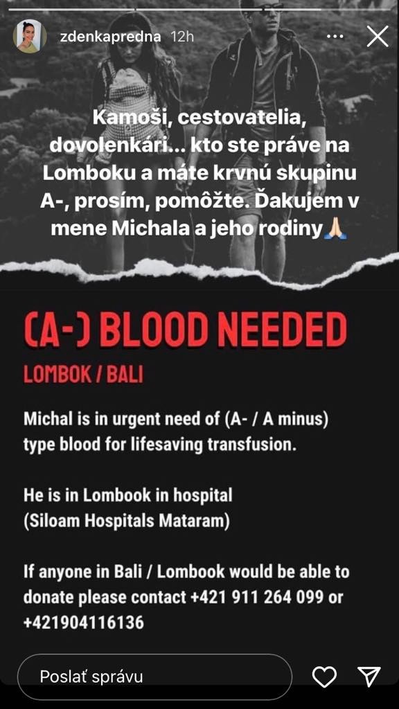 Výzva sa objavila aj na profile speváčky.