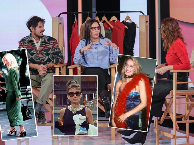 Sofija Kuzmanović, Ivan Radojčić i Jelena Isaković u emisiji "Blic žena studio" o kultnim modnim momentima koji su ušli u istoriju pop kulture