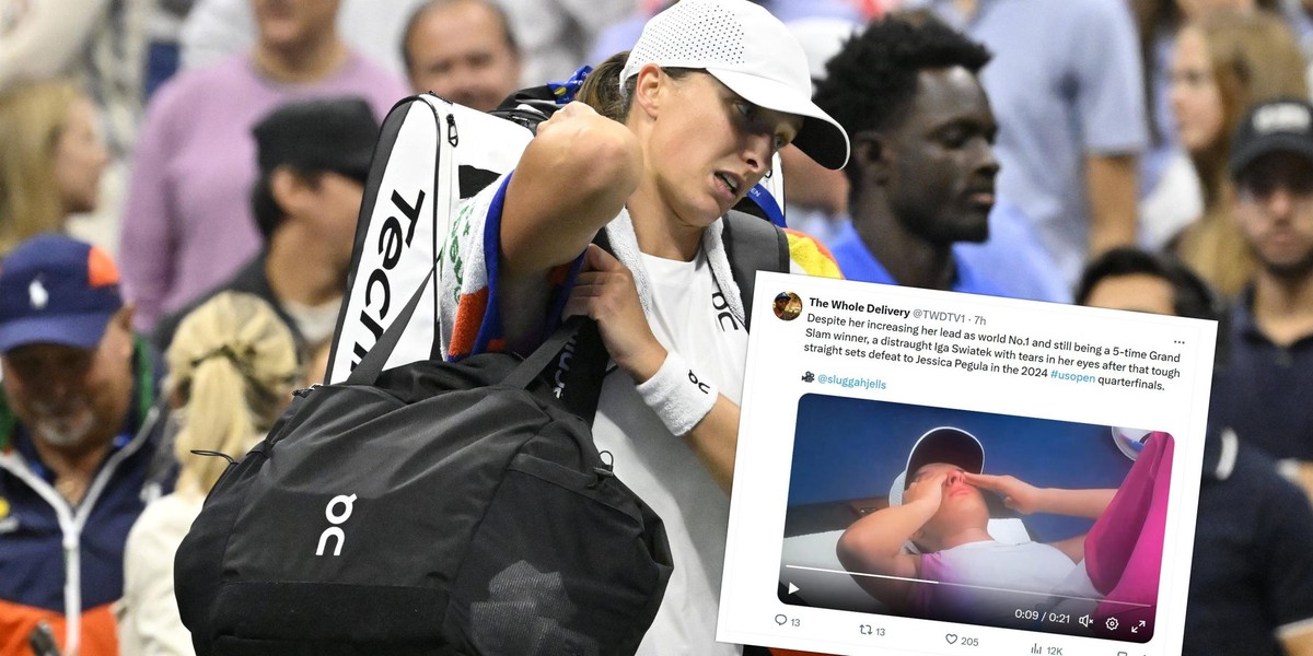 Iga Świątek mocno przeżyła odpadnięcie z US Open.