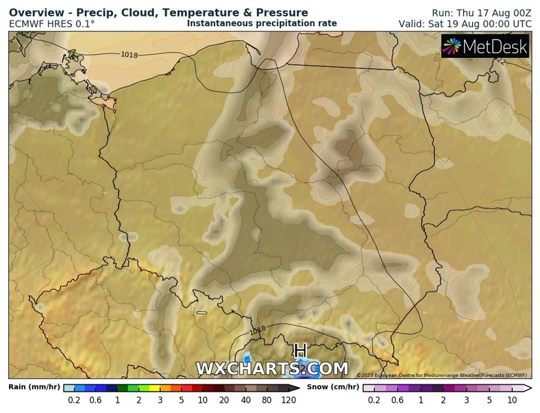 W nocy w większości kraju będzie już pogodnie i sucho