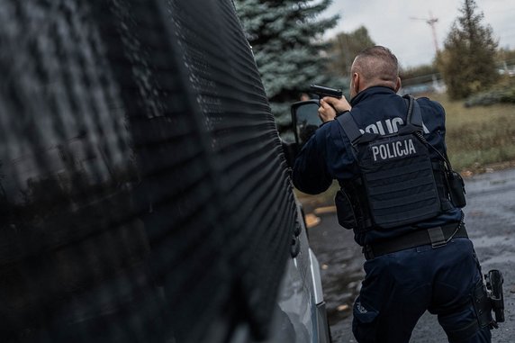 ćwiczenia poznańskich policjantów fot. KMP Poznań