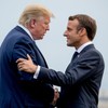 Donald Tramp i Emanuel Makron