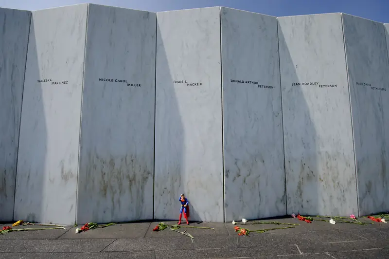 Pomnik upamiętniający katastrofę i bohaterów w Shanksville / Jeff Swensen Getty Images