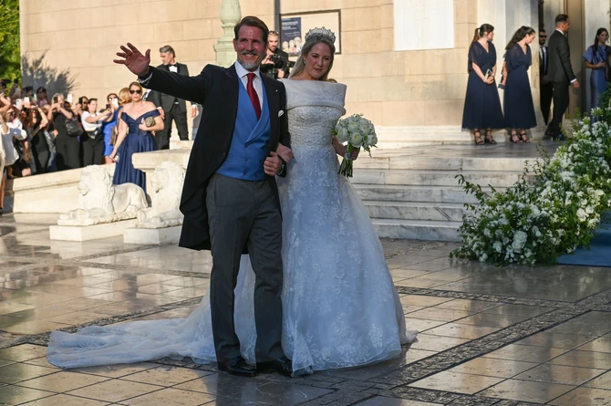 Princeza Teodora sa bratom, prestolonaslednikom Pavlosom 