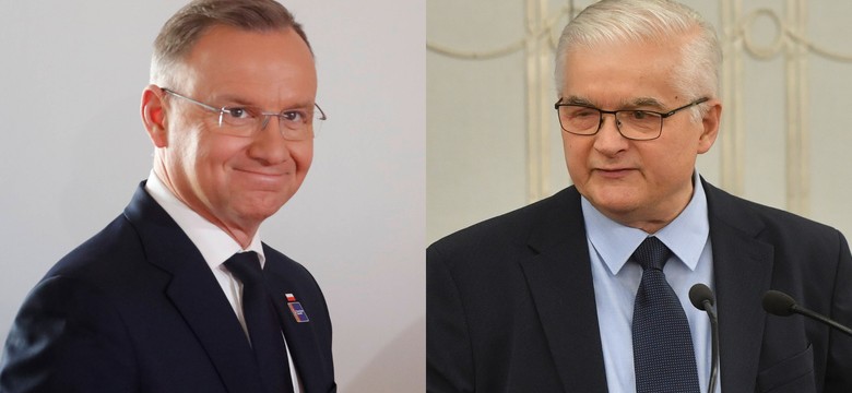 Włodzimierz Cimoszewicz ostro o  spotkaniu Andrzeja Dudy z Donaldem Trumpem. "Trzeba się samemu szanować"