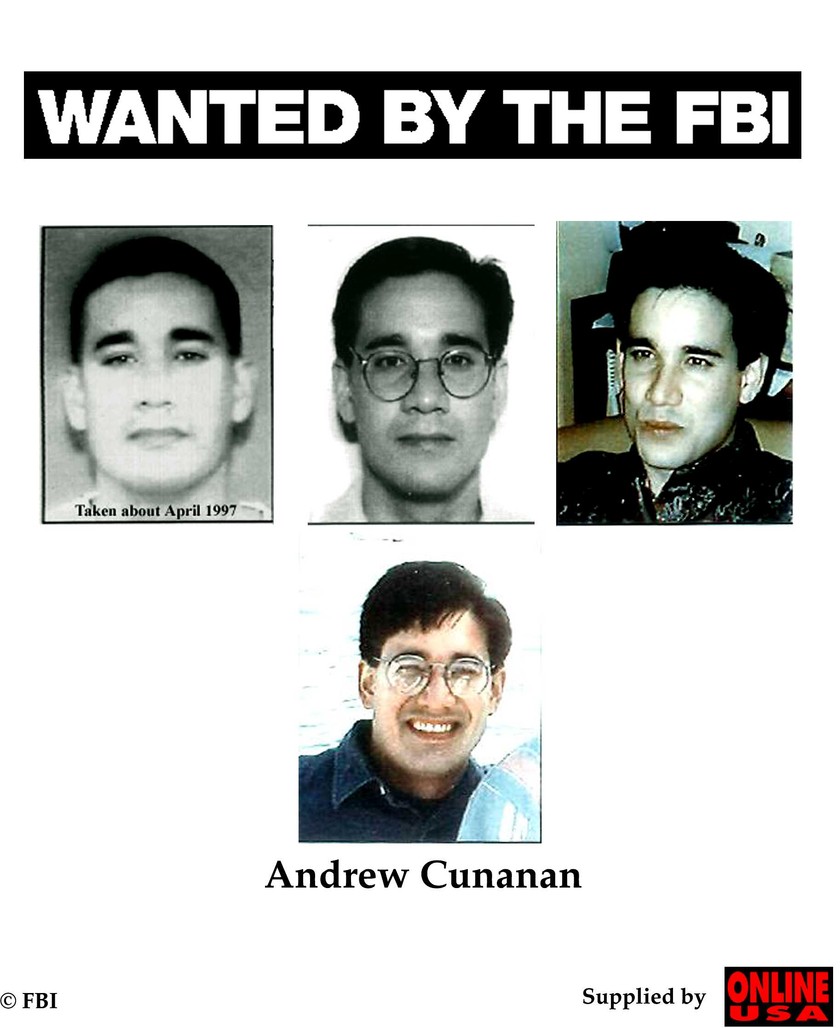 FBI-Fahndungsfotos von Andrew Cunanan aus dem Jahr 1997. Bild:Getty Images