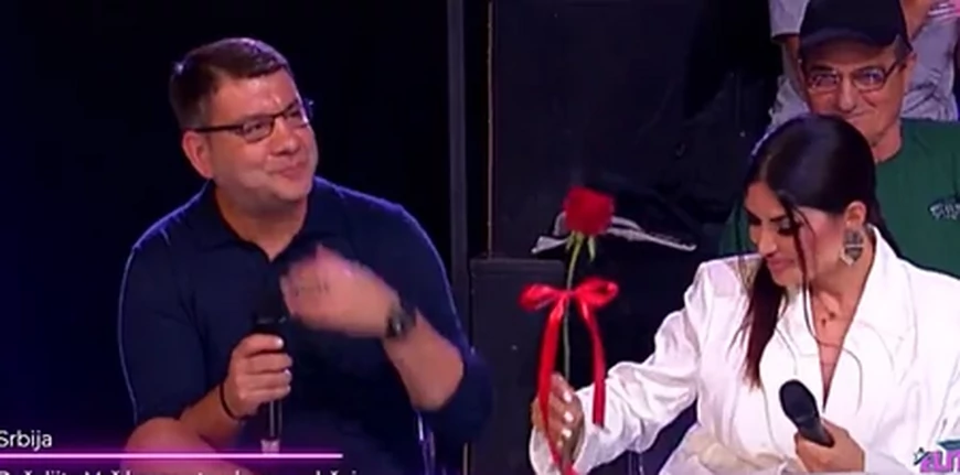 Ivan Marinković i Jelena Ilić (Foto: Screenshot TV Pink)