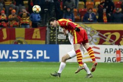 Ekstraklasa: Jagiellonia coraz bardziej traci kontakt z czołową ósemką tabeli