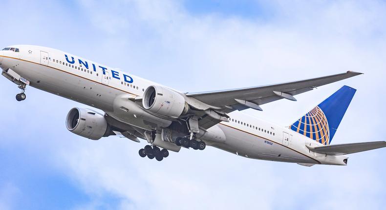 A United Boeing 777Photo by Nicolas Economou/NurPhoto via Getty Images