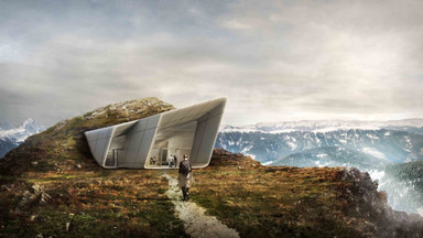 Czy tak będzie wyglądało muzeum Messnera w Plan de Corones/Kronplatz? Projekt Zaha Hadid Architects