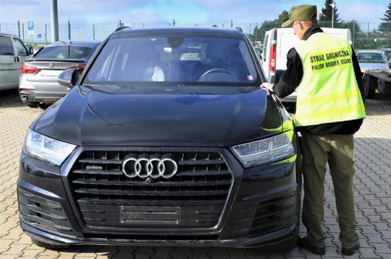 Skradzione Audi Q7 zatrzymane przez Straż Graniczną