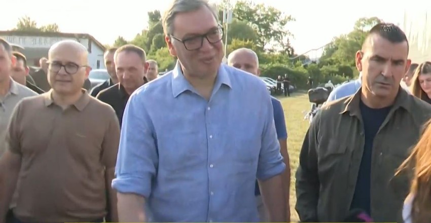 Veselje povodom otvaranja auto-puta