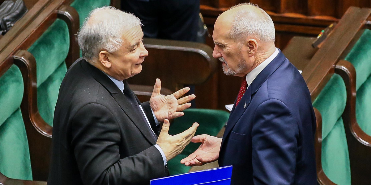 Jarosław Kaczyński i Antoni Macierewicz