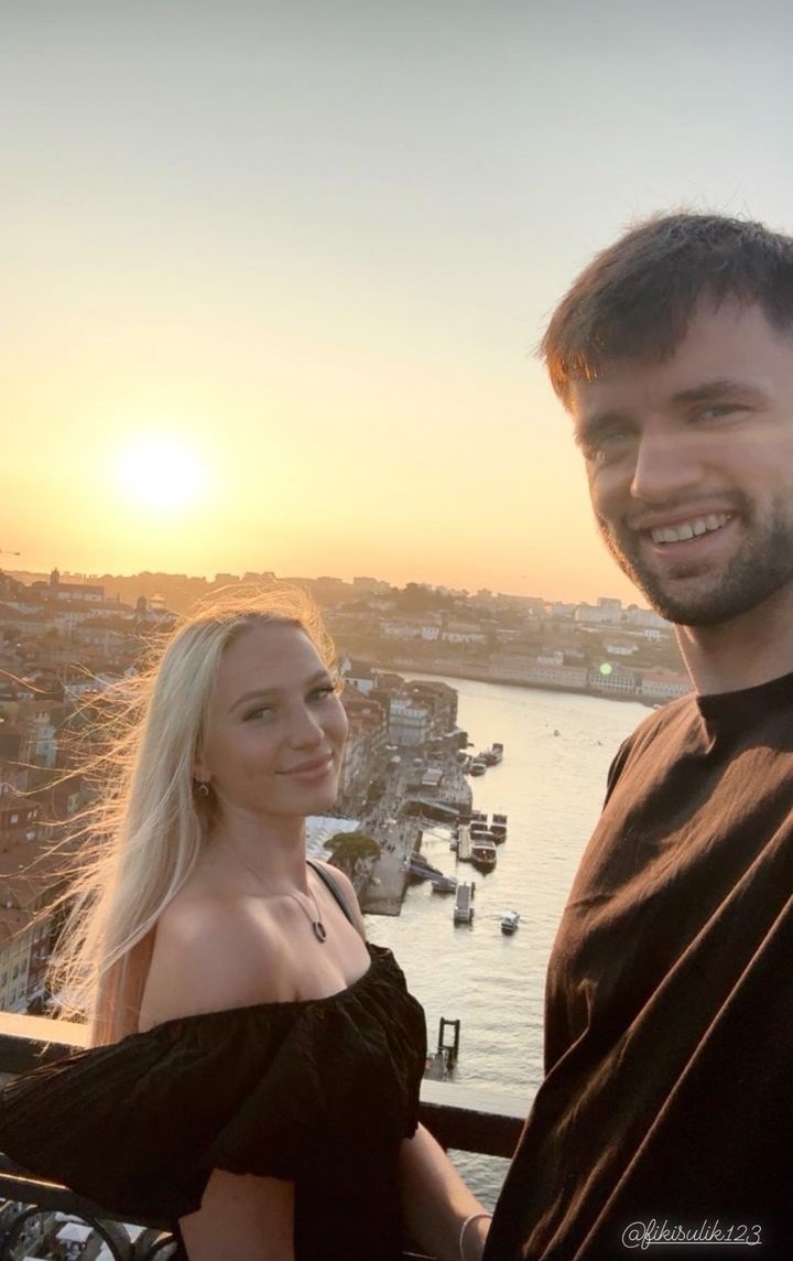 Filip Sulík s expriateľkou Kristínou.