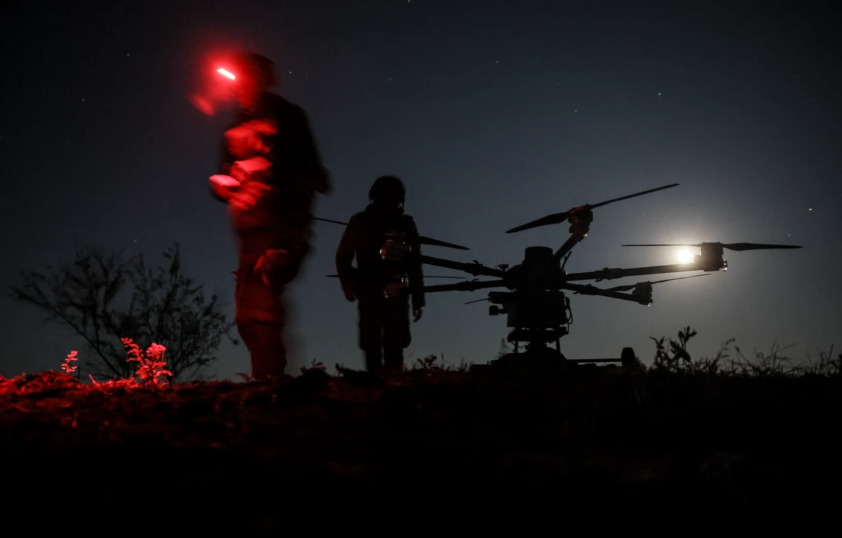 Ukrainian drones have dealt a targeted blow to the Russian military. Smoke billows over occupied Crimea