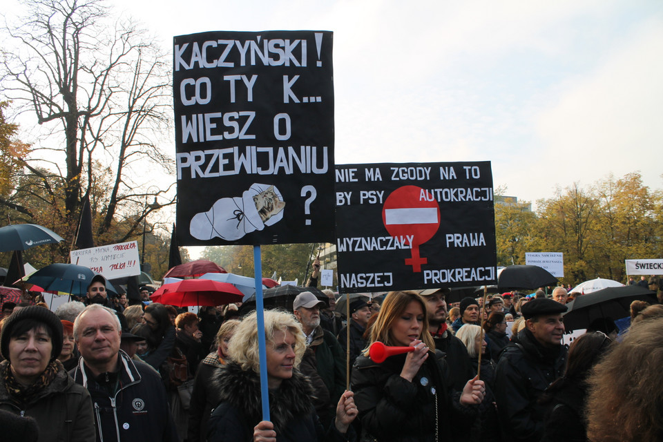 Strajk Kobiet Czarny Protest Sejm. Piotr Halicki 5