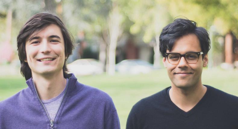 Robinhood cofounders Vladimir Tenev and Baiju Bhatt.