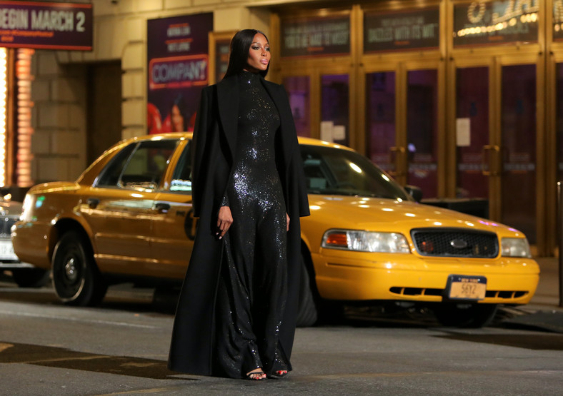 Naomi Campbell na pokazie Michaela Korsa w Nowym Jorku w kwietniu 2021 r.