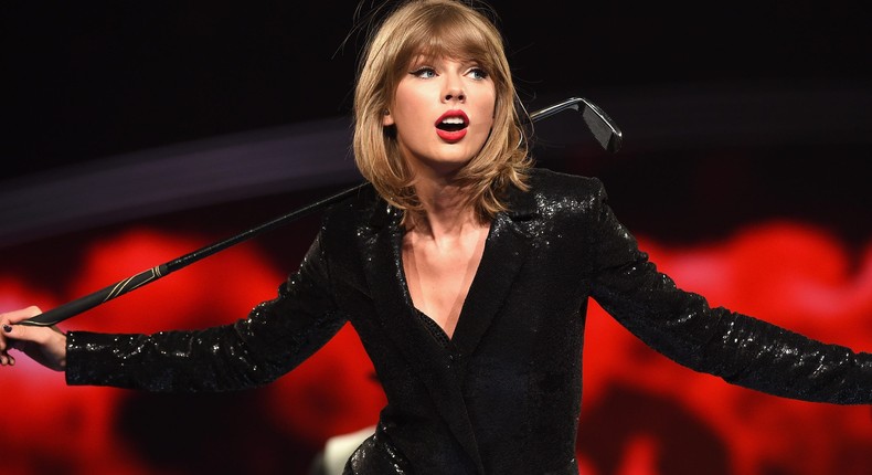 Taylor Swift performs during the 1989 tour in Los Angeles.Steve Granitz/WireImage