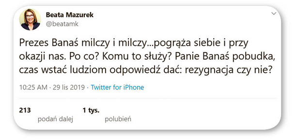 PiS buduje legendę Mariana Banasia [TWEET TYGODNIA]