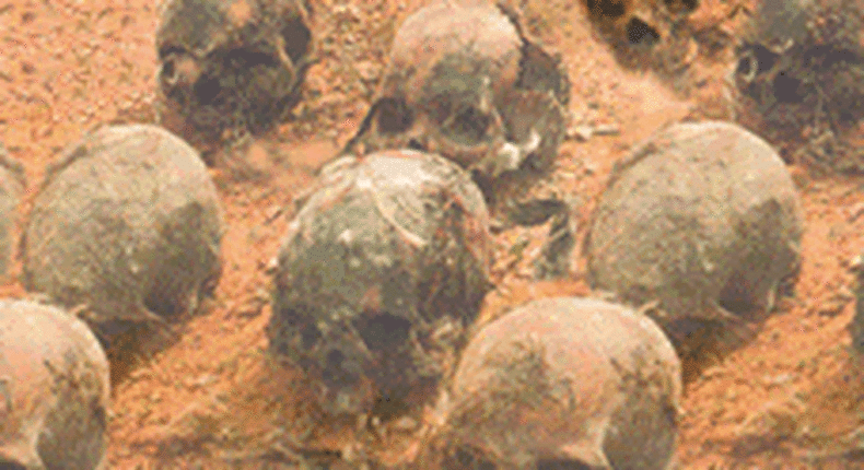 Okija shrine skulls