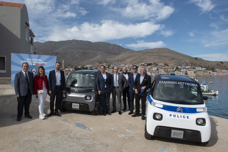 Elektryczne Citroeny dla policji i straży przybrzeżnej w Grecji