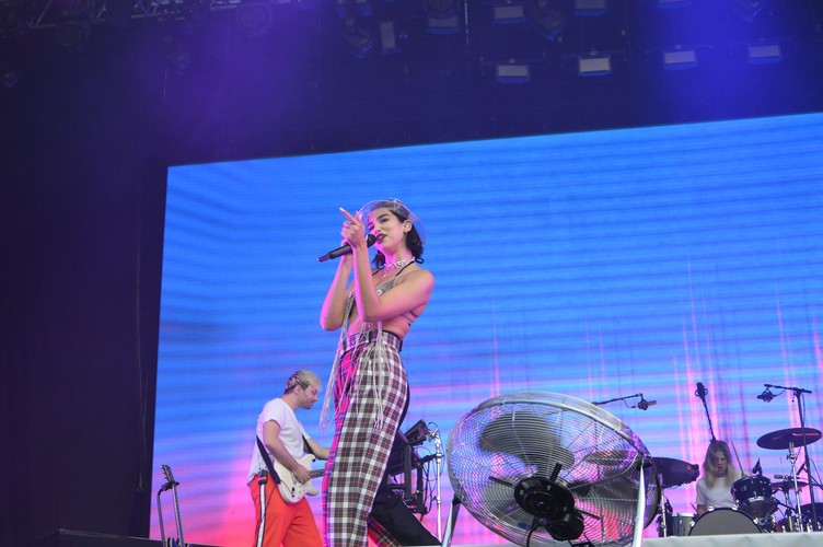 Dua Lipa podczas Orange Warsaw Festival. 1 czerwca 2018