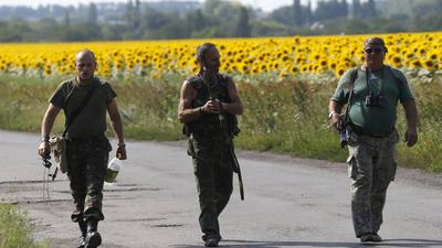 Ukraina MH17 miejsce katastrofy
