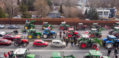 Paraliż polskich dróg. Gdzie wystąpią utrudnienia? Protest rolników 22.03