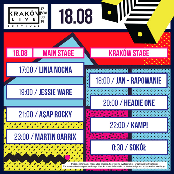 Kraków Live Festival 2018: dzień II