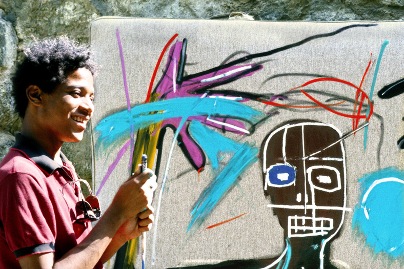 Jean-Michel Basquiat w Szwajcarii (1983 r.)
