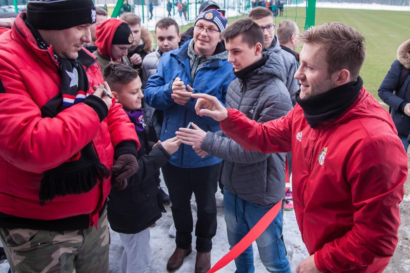 Pilka nozna. Ekstraklasa. Wisla Krakow. Trening. 09.01.2019