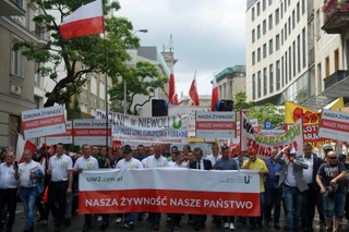 Protestujący chcą podniesienia nakładów na rolnictwo