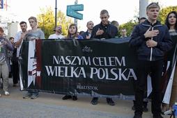 protest przeciwko czytaniu tekstu Golgota Picnic